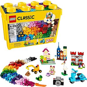 790-Pc LEGO Classic Large Creative Brick Box Building Set $33.50