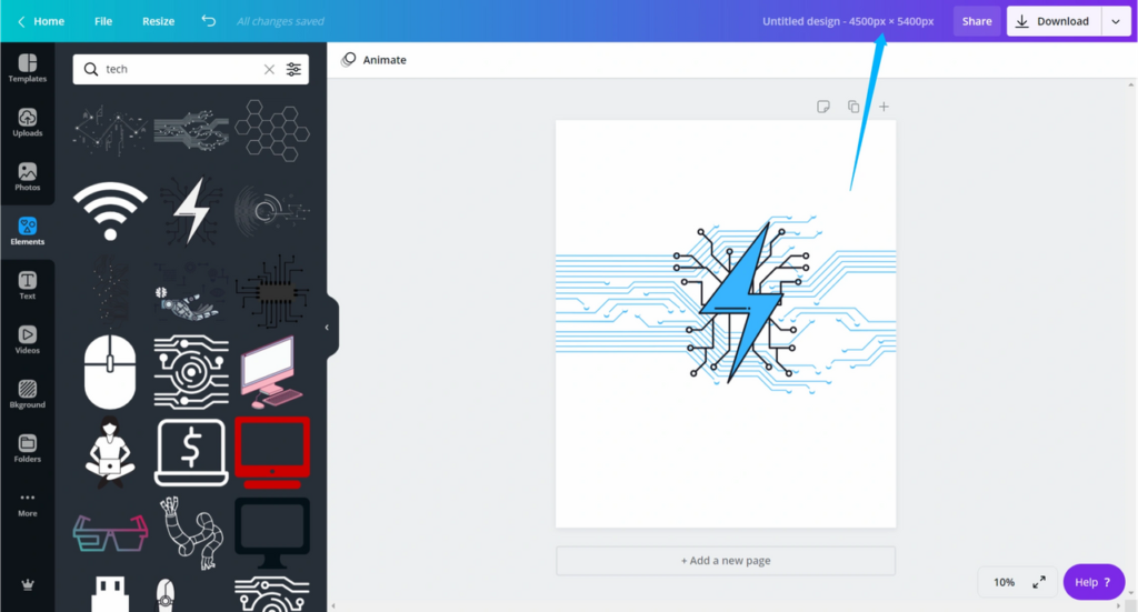 Canva Design Elements Preview Tutorial logo creator visual
