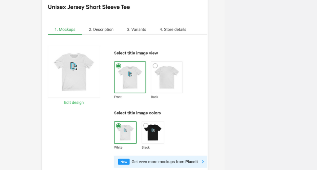 Printify.com Product Generator Recommending Place It Preview Tutorial