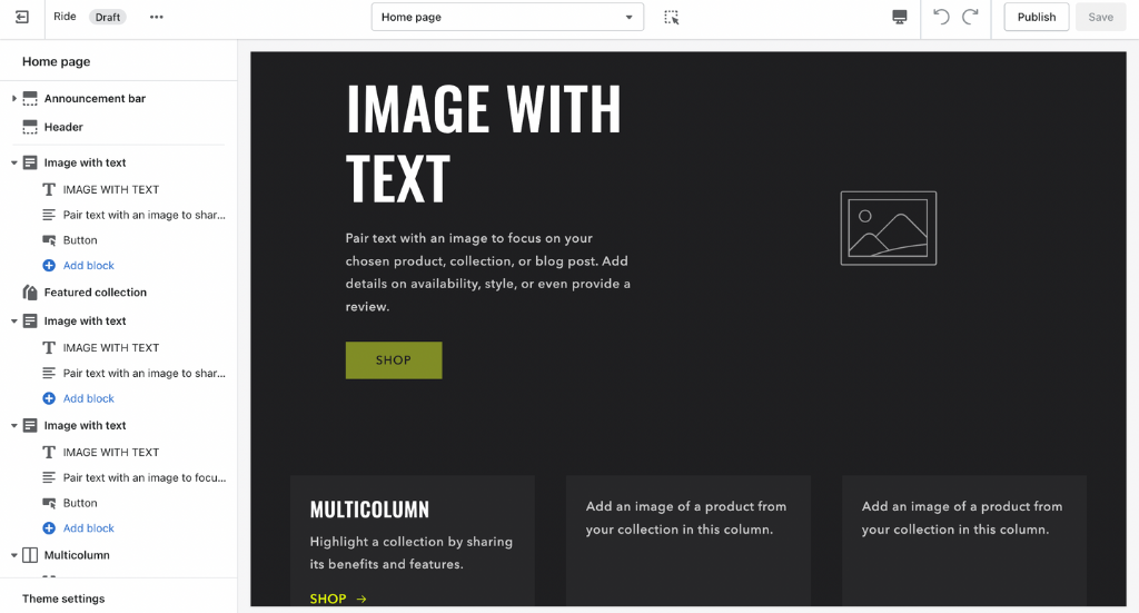 Store Theme Settings Shopify Preview Tutorial