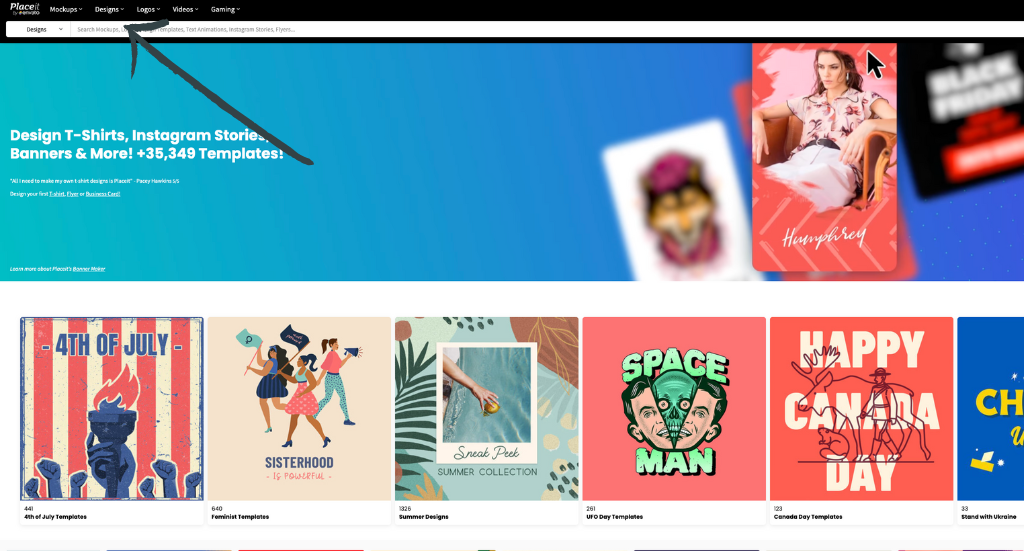 Place It Merch Design Templates Preview Tutorial